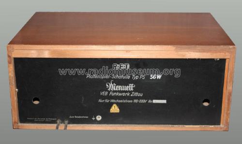 Menuett PS56W; Funkwerk Zittau, VEB (ID = 3116403) Sonido-V