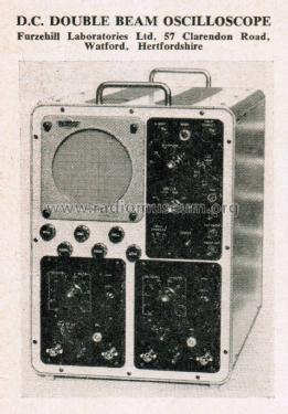 DC Double Beam Oscilloscope 0.180; Furzehill (ID = 2659613) Equipment