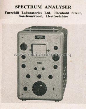 Spectrum Analyser S.540; Furzehill (ID = 2692681) Equipment