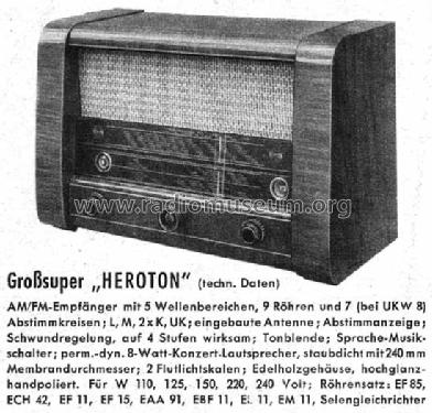 Heroton H983W; FWF, Funktechnische (ID = 21577) Radio