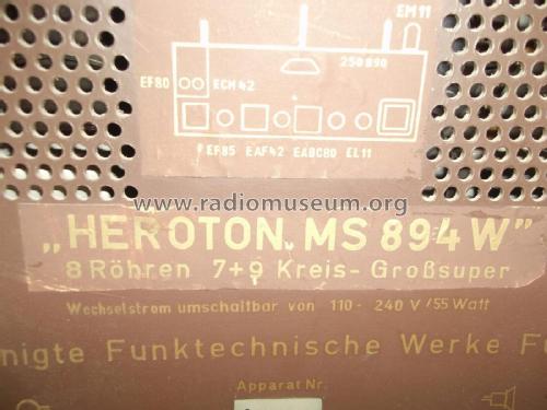 Heroton MS894W; FWF, Funktechnische (ID = 2934507) Radio