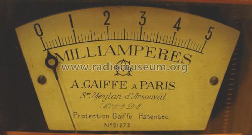 Galvanomètre à cadre mobile 5 mA; Gaiffe A., G., & Cie (ID = 2765950) Ausrüstung