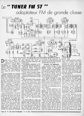 Tuner FM 57; Gaillard; Paris (ID = 2159976) Radio