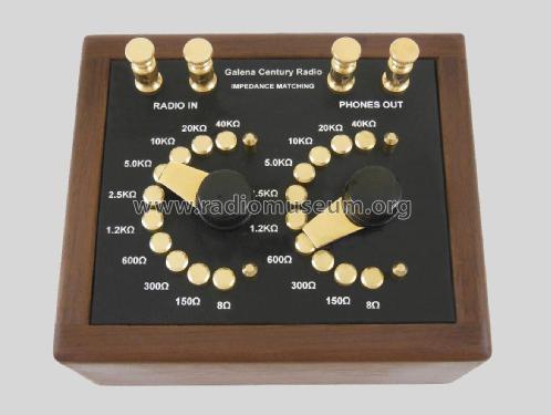 Impedance Matching 1916; Galena Century Radio (ID = 1771734) Converter