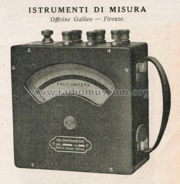 Voltamperometro ; Galileo, Officine; (ID = 2678994) Equipment