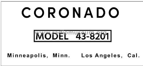 43-8201 ; Gamble-Skogmo, Inc.; (ID = 2938475) Radio