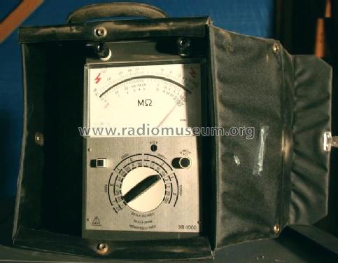 Isolation Meter XS-1000; GANZ Árammérögyár; G (ID = 793092) Equipment