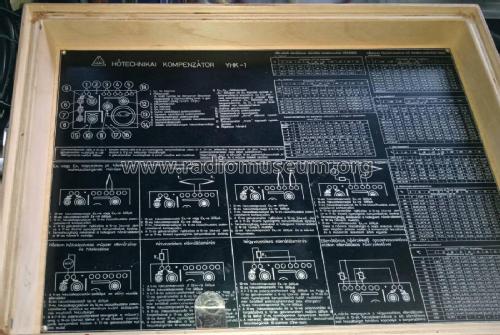 Mérőhíd - Bridge / Hőtechnikai Kompenzátor YHK-1; GANZ Árammérögyár; G (ID = 3026469) Equipment