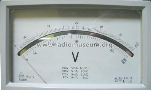 V Meter HLV-2; GANZ Árammérögyár; G (ID = 1004668) Ausrüstung