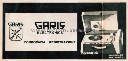 Miniè 2 ; Garis Electronics; (ID = 2652648) Sonido-V