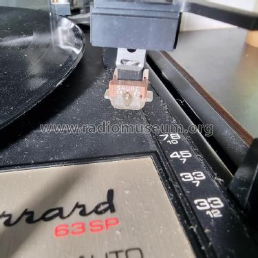 63SP; Garrard Eng. & Mfg. (ID = 2876427) R-Player