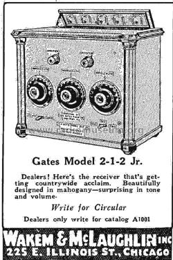 2-1-2 Jr ; Gates, Ainsworth- (ID = 1972976) Radio