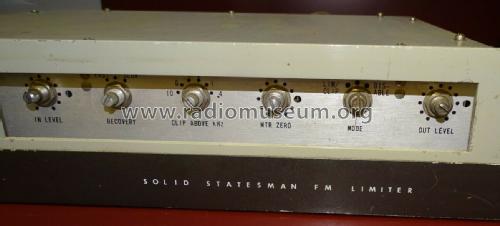 Solid Statesman FM Limiter 994-6631-005; Gates Radio & Supply (ID = 2665281) Divers