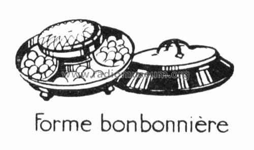 Haut-Parleur Lumière Forme Bonbonnière; Gaumont, Radio-Seg; (ID = 1677346) Speaker-P