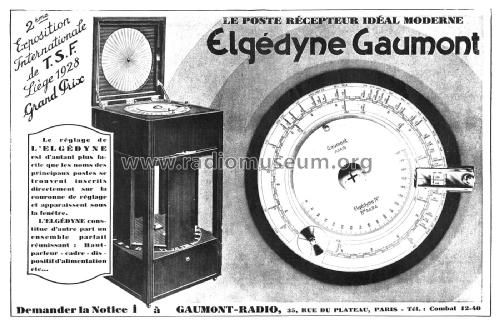 Elgédyne ; Gaumont, Radio-Seg; (ID = 2521178) Radio