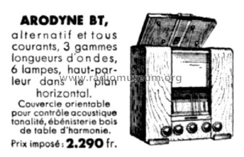 Arodyne BT; Gaveau-Radio; Paris, (ID = 2651191) Radio