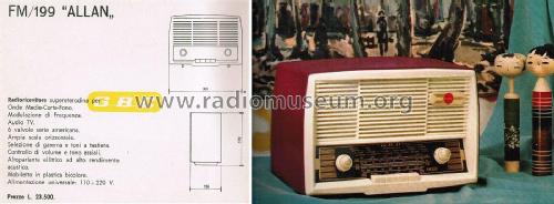 Allan FM/199; GBC; Milano (ID = 2863651) Radio