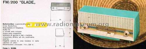 Glade FM/200; GBC; Milano (ID = 2863649) Radio