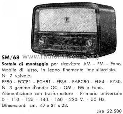 SM/68; GBC; Milano (ID = 784703) Radio