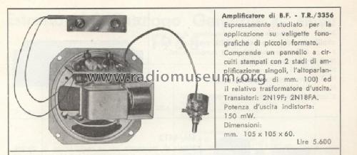 TR/3356; GBC; Milano (ID = 2794651) Ampl/Mixer