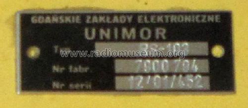 Lifeboat Radio 'Unimor' RS-103; Gdanskie Zaklady (ID = 1706002) Commercial TRX