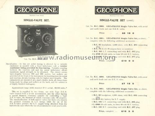 Gecophone BC3000; GEC, General (ID = 2082573) Radio