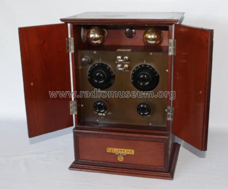 Gecophone Two-Valve Cabinet Set BC 3200; GEC, General (ID = 2196904) Radio