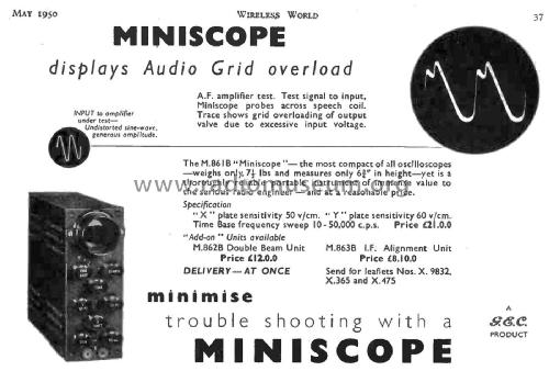 Miniscope M861B; GEC, General (ID = 2859673) Equipment