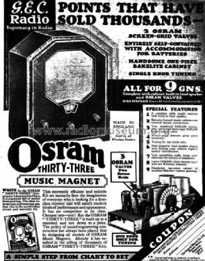 Osram Thirty-Three BC130; GEC, General (ID = 772364) Kit