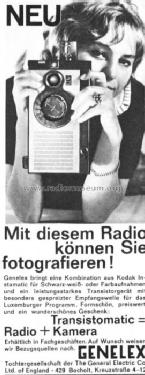 Transistomatic Radio Camera G822; GEC, General (ID = 299824) Radio