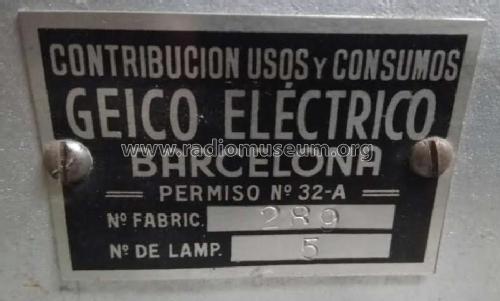 Continental Desconocido; Geico Eléctrico, (ID = 2456436) Radio