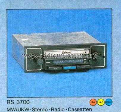 RS3700; Gelhard GmbH & Co.KG (ID = 563631) Autoradio