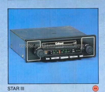 Star III ; Gelhard GmbH & Co.KG (ID = 563621) Car Radio