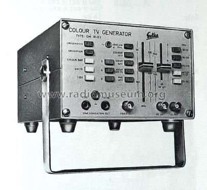 Colour TV Generator GM 81-03; Gelka, Technológiai (ID = 2708562) Equipment