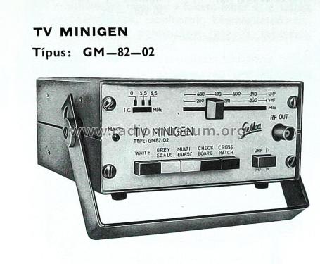 TV Minigen GM-82-02; Gelka, Technológiai (ID = 2708581) Equipment