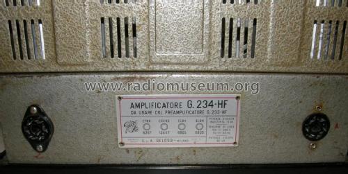 Amplificatore di potenza G234-HF; Geloso SA; Milano (ID = 3115599) Ampl/Mixer