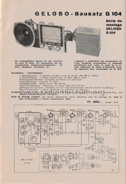 G104; Geloso SA; Milano (ID = 2712496) Radio