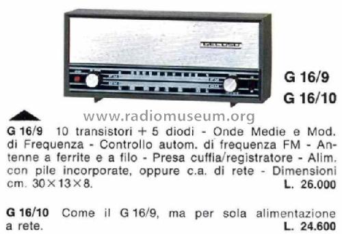 G16/10; Geloso SA; Milano (ID = 2186529) Radio