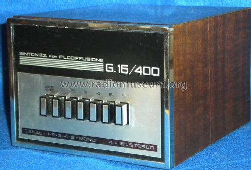 G16/400; Geloso SA; Milano (ID = 1309927) Radio