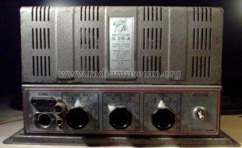 G215-A; Geloso SA; Milano (ID = 945504) Ampl/Mixer