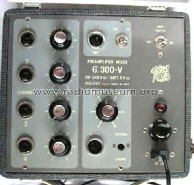 Preamplifier Mixer G300V; Geloso SA; Milano (ID = 420534) Ampl/Mixer