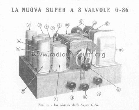 G86; Geloso SA; Milano (ID = 388775) Radio