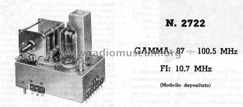 Gruppo Alta Frequenza per Modulazione di Frequenza 2722; Geloso SA; Milano (ID = 3007532) mod-past25