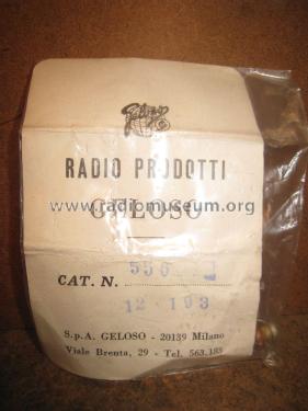 Impedenza Cat. 556.12.193; Geloso SA; Milano (ID = 2045486) Radio part