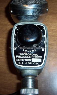 Microfono da tavolo M401/V; Geloso SA; Milano (ID = 1423716) Microphone/PU