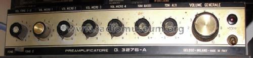 Preamplificatore G 3276-A; Geloso SA; Milano (ID = 991326) Ampl/Mixer