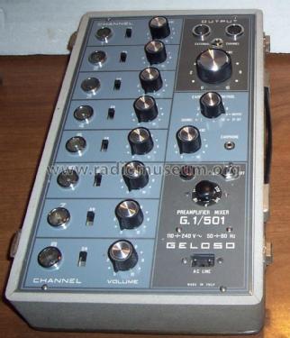 Preamplificatore miscelatore G 1/501; Geloso SA; Milano (ID = 1975961) Ampl/Mixer