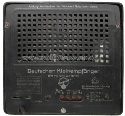 Deutscher Kleinempfänger 1938 DKE38; Blaupunkt Ideal, (ID = 675032) Radio