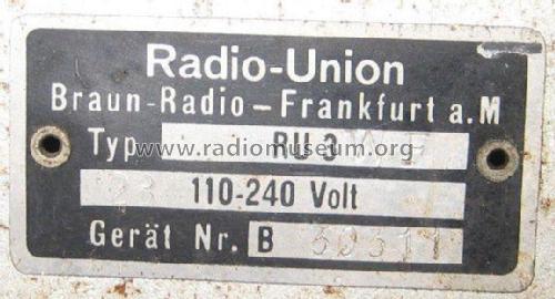 Radio-Union RU3WF; Gemeinschaftserzeugn (ID = 2179381) Radio