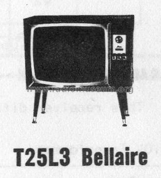 Bellaire T25L3 Ch= T12V3C; General Electric- (ID = 1458844) Fernseh-E